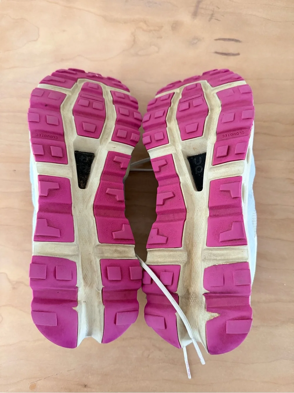On Running Women's Lightweight Trainers in White, Yellow & Purple Accents